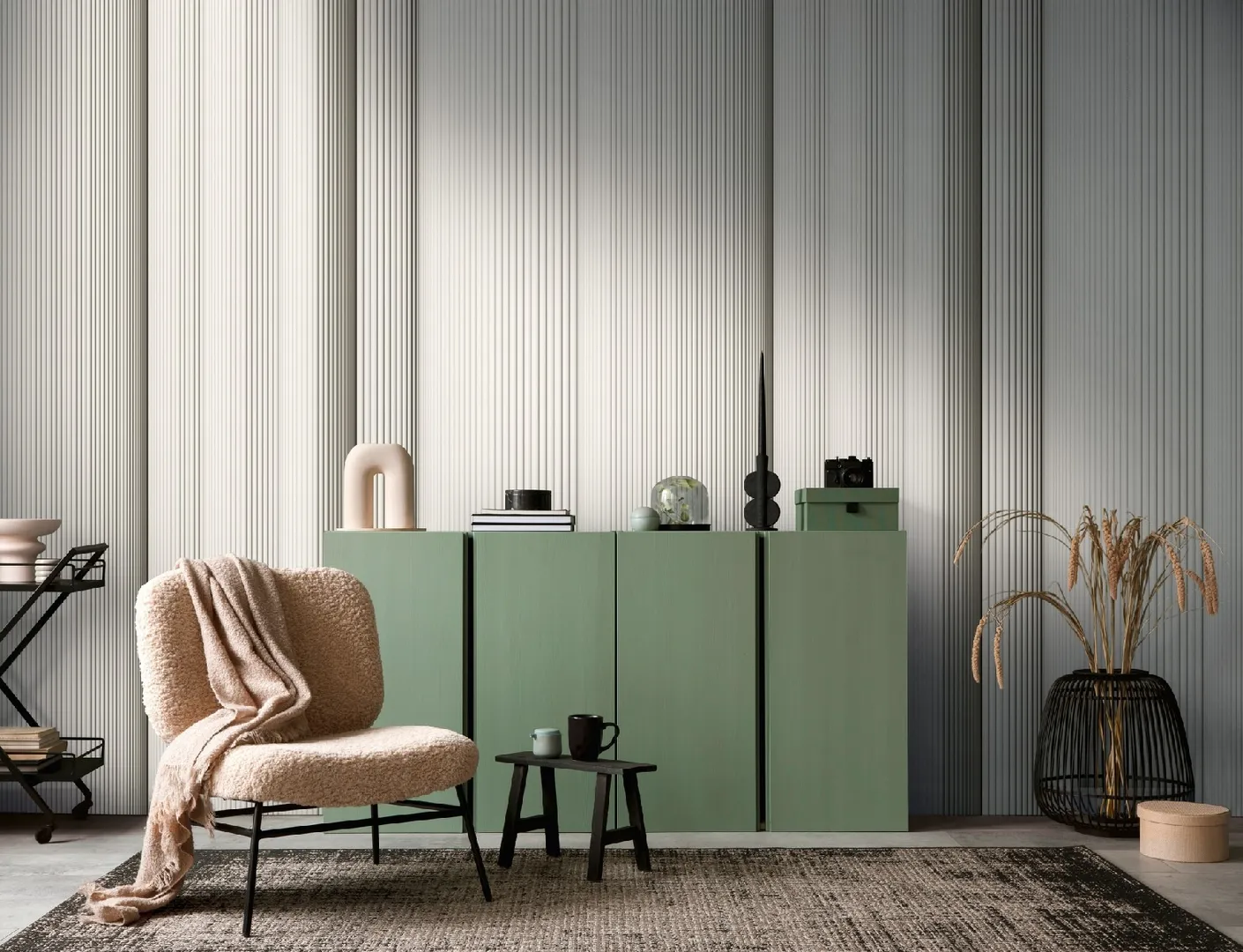 Unico - Parati 3d geometrici dimensione L1.59 m x H2.80m