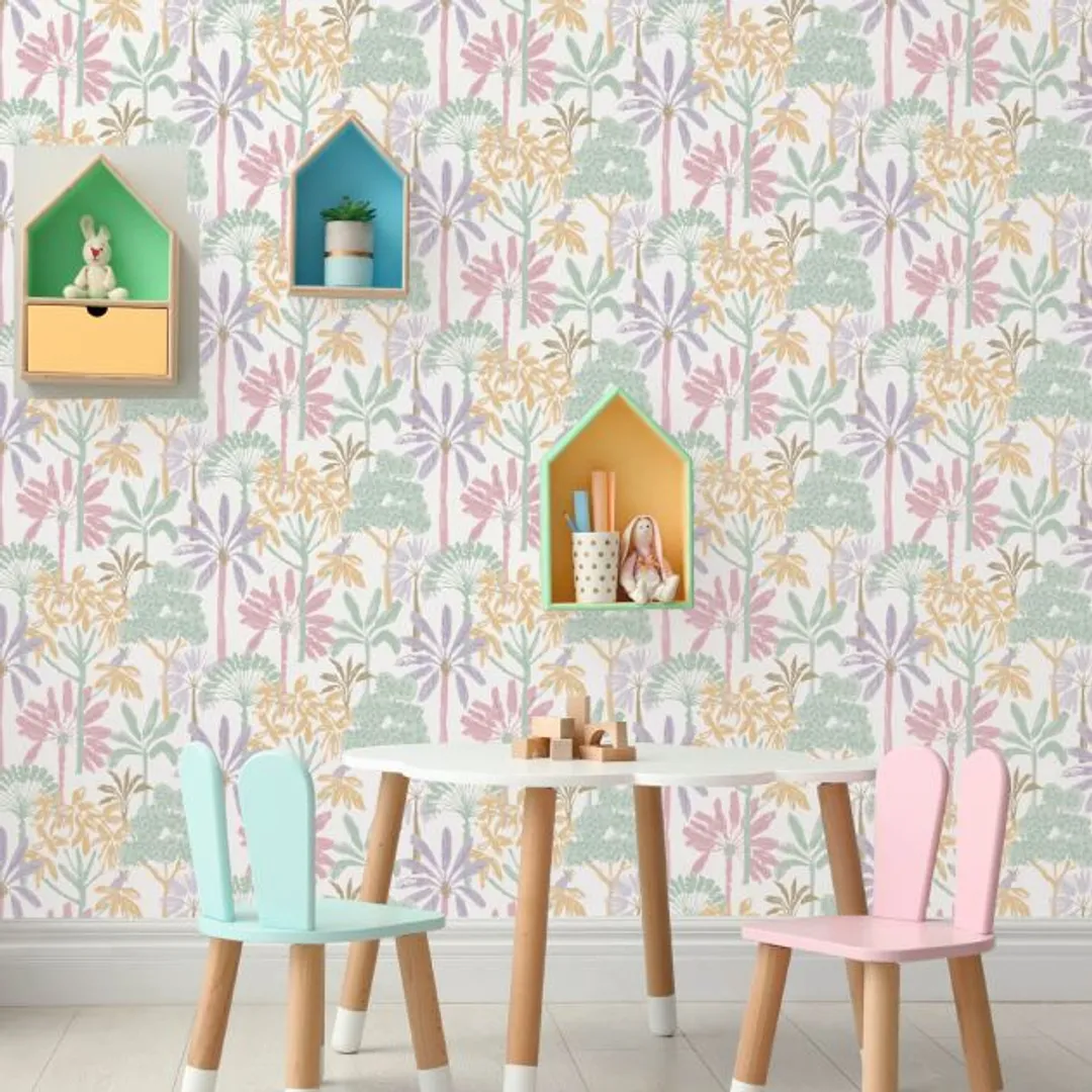Les Aventures Lilybeth - Parati tropicali per camerette in varie colorazioni