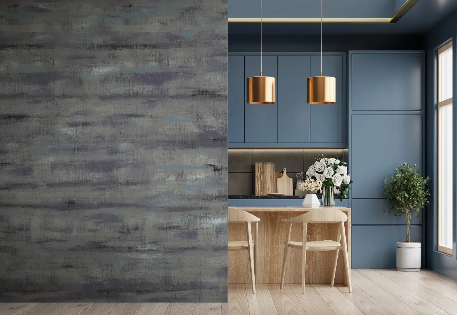 Feature Walls - Parati astratti dimensione H2.80m x L2.12m ripetibile