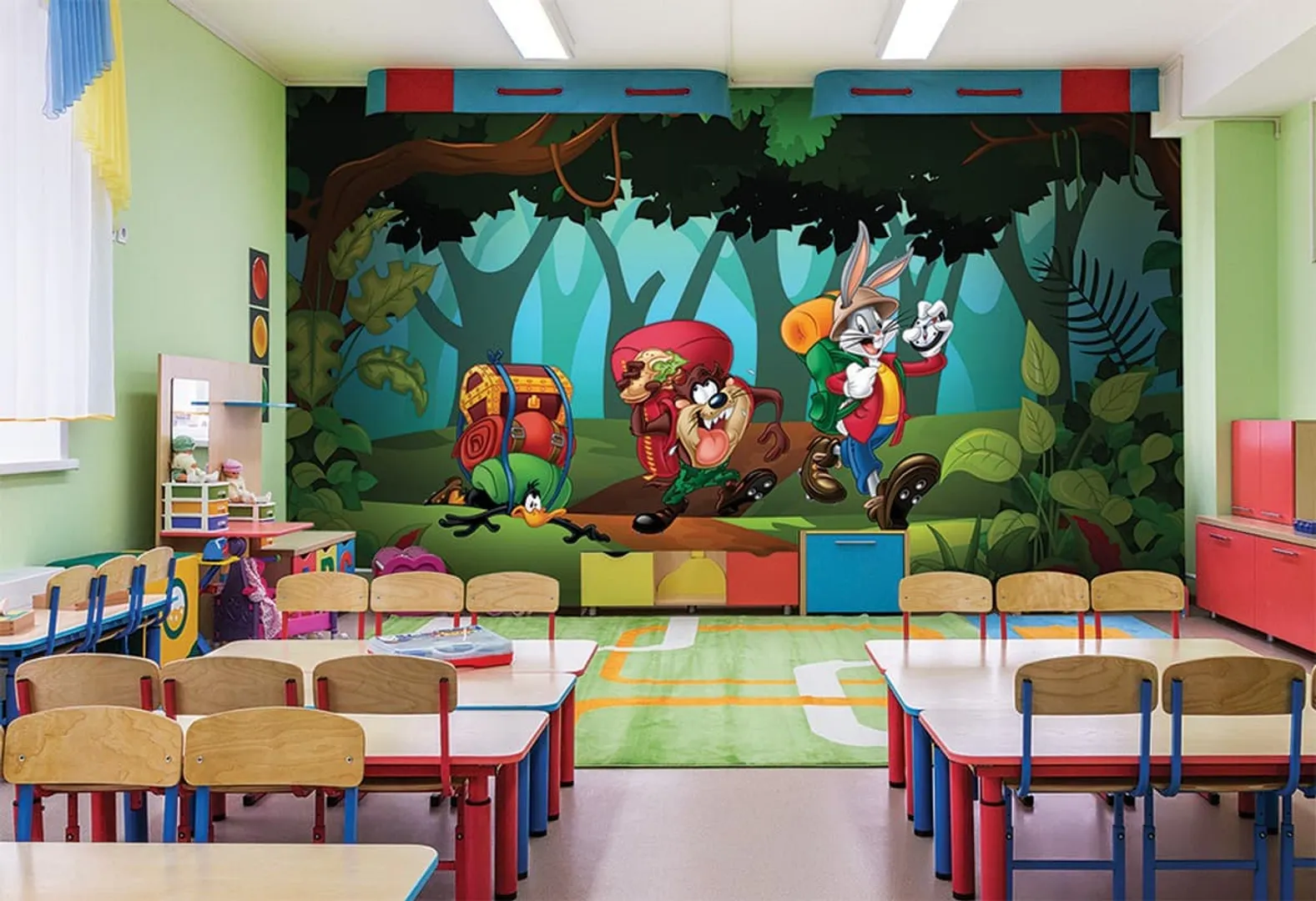 Ada Kids Murals - Parato Looney Tunes  in diverse dimensioni, camerette bambini