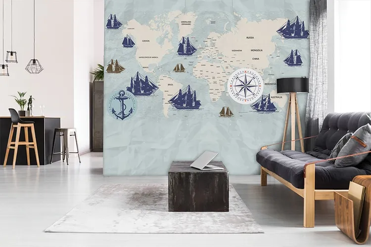 Ada Kids Murals - Poster per camerette con mappa navigazione in varie dimensioni