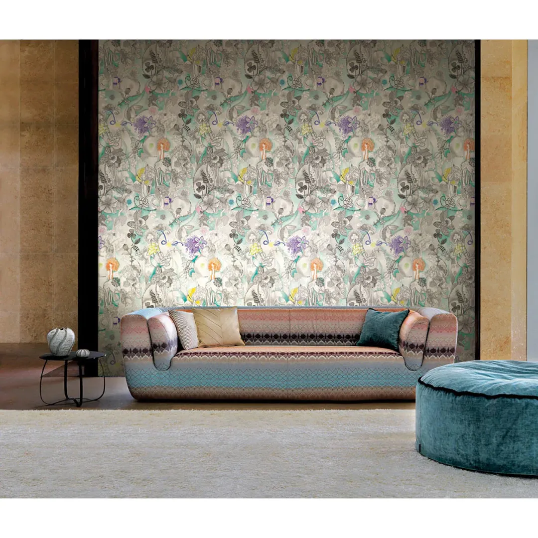 Missoni 01 - Carta da parato pannello stile giapponese dim. 6.60m x 1m