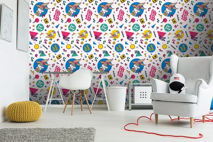 Ada Kids Murals - Carta da parati per ragazzi con disegno Bugs Bunny, Varie dimensioni