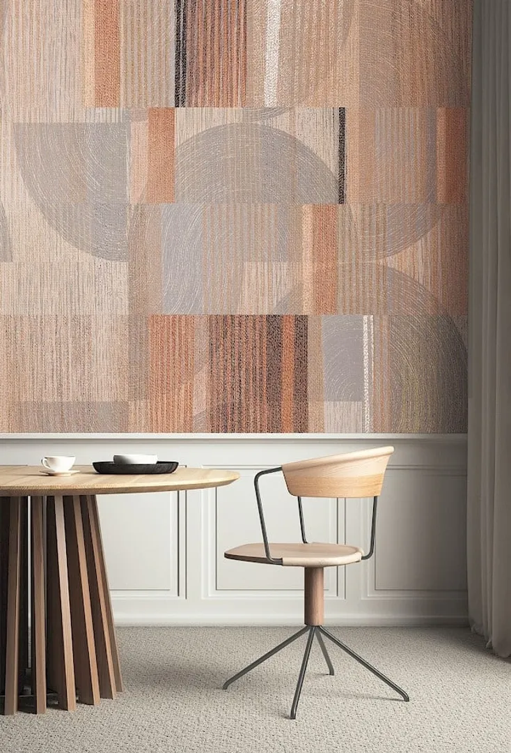 Spirit of Nature - Pannello geometrico ripetibile. Prezzo vendita per fascia da 1.27m x H3.00m