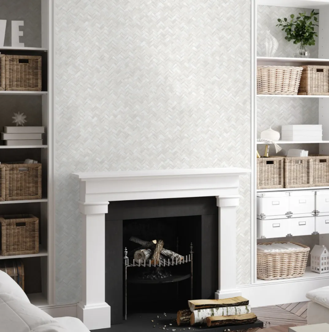Vera - Parato intrecciato effetto legno in varie colorazioni. Ada Wall