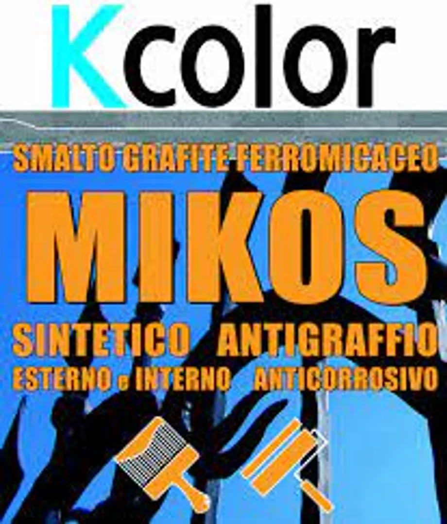 Mikos - Vernice, smalto grafite ferromicaceo, antigraffio per ferro