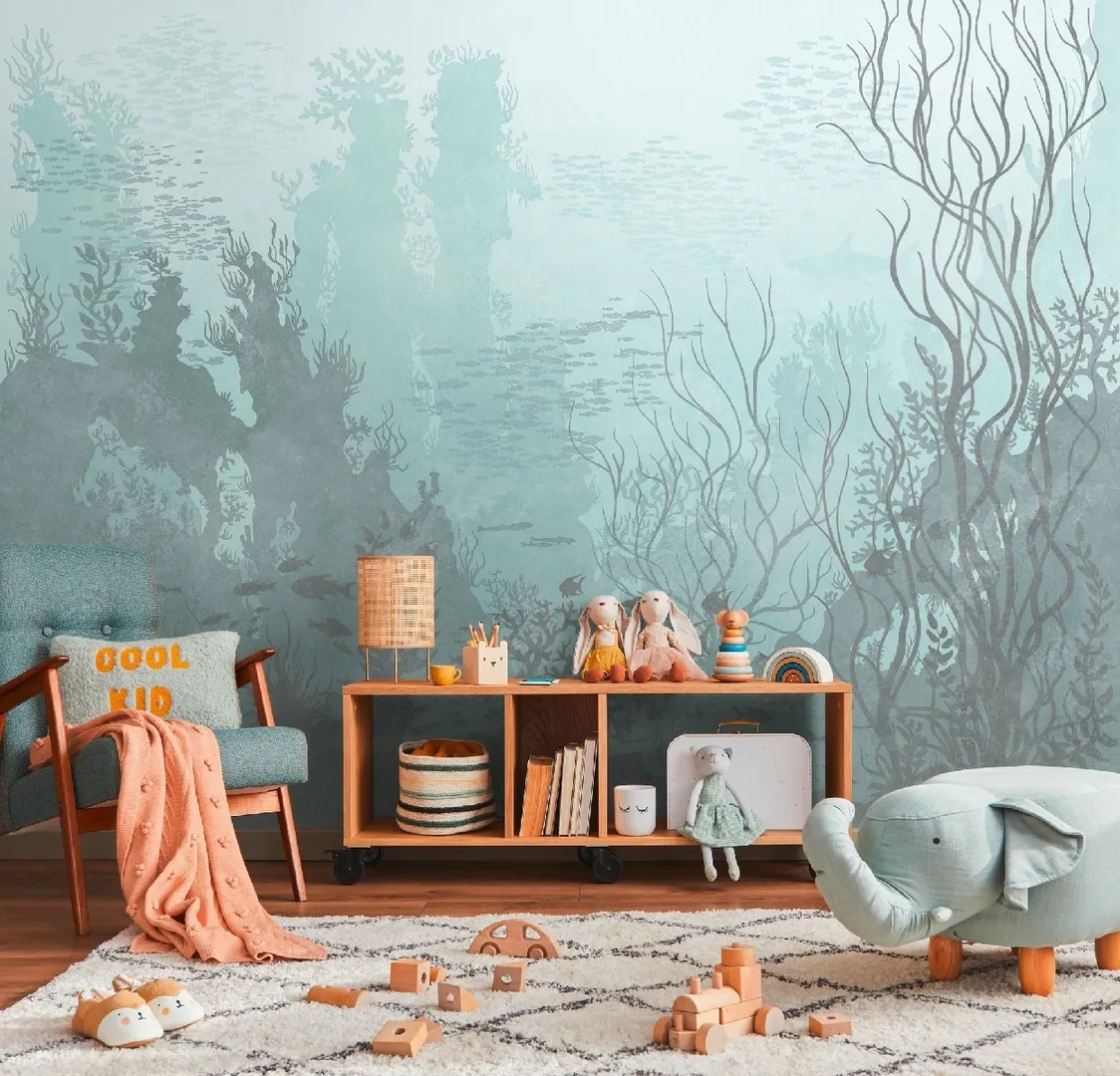 Unico - Acquario tridimensionale non ripetibile. Dimens. L3.71m x H2.80m