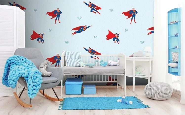 Ada Kids Murals - Parati Marvel Superman per camera ragazzi. Varie dimensioni