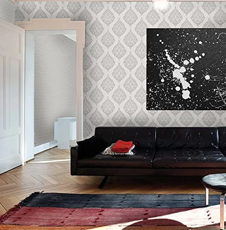 La casa di carta - Parato damascato vari colori per ambienti classici e moderni