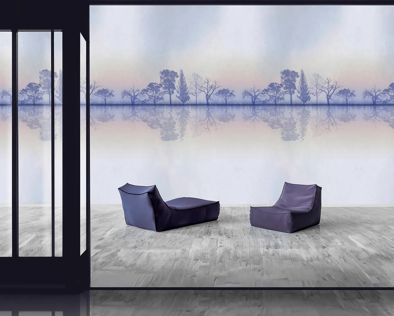 Wonderwall vol1 -  Pannello in carta da parato tropicale, dimensioni L188cm x H300cm ripetibile. Vari colori