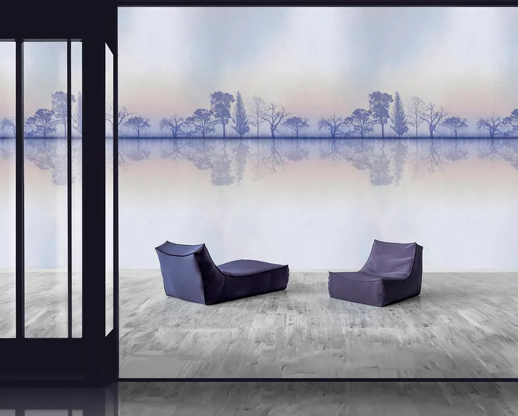 Wonderwall vol1 - Pannello in carta da parato tropicale, dimensioni L188cm x H300cm ripetibile. Vari colori
