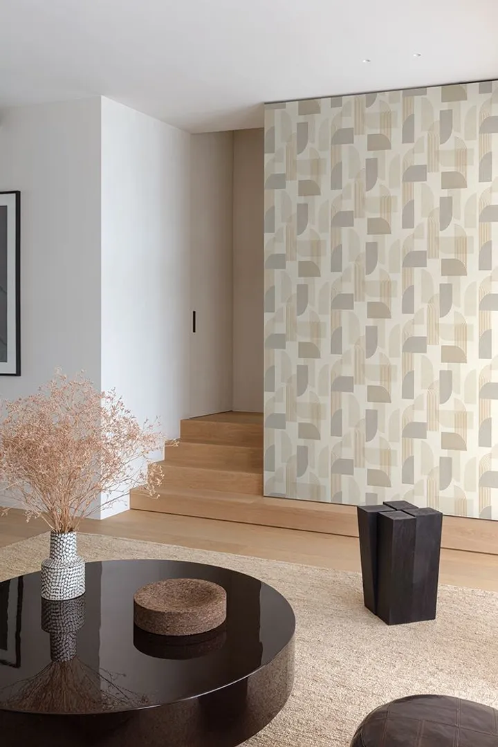 Maison - Parati geometrici con inserto oro in varie colorazioni. 