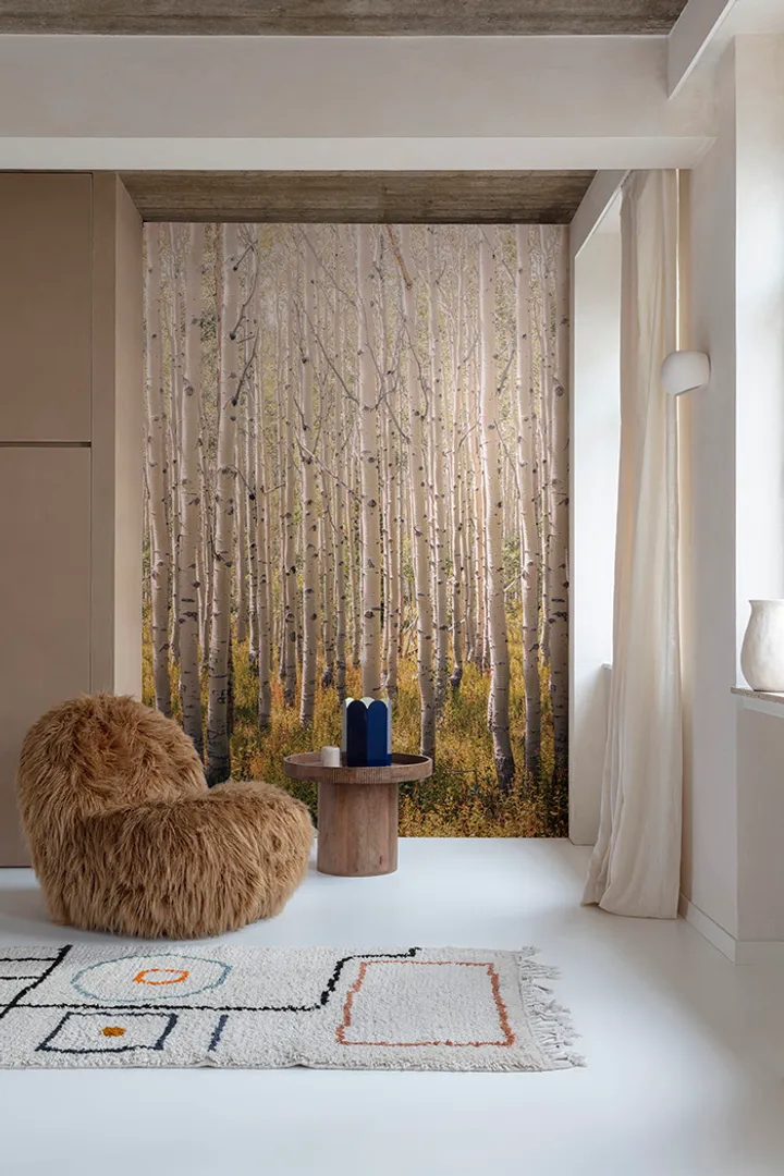 Orom 2  - Pannello alberi in carta da parato Lung. 1.59m x H2.80m ripetitivo  