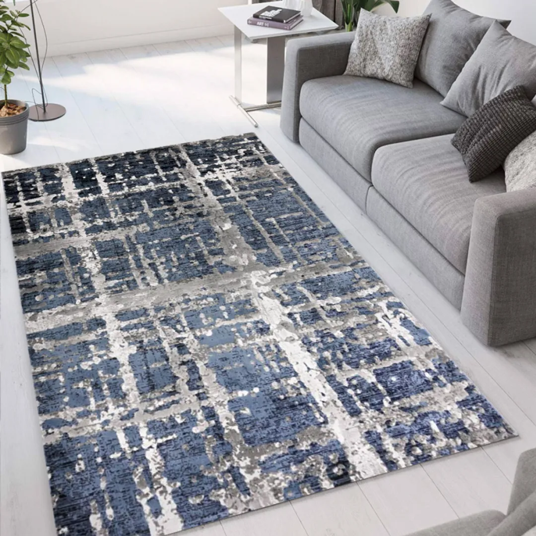 Tappeto Collezione Double Collection in lana pettinata disegno astratto