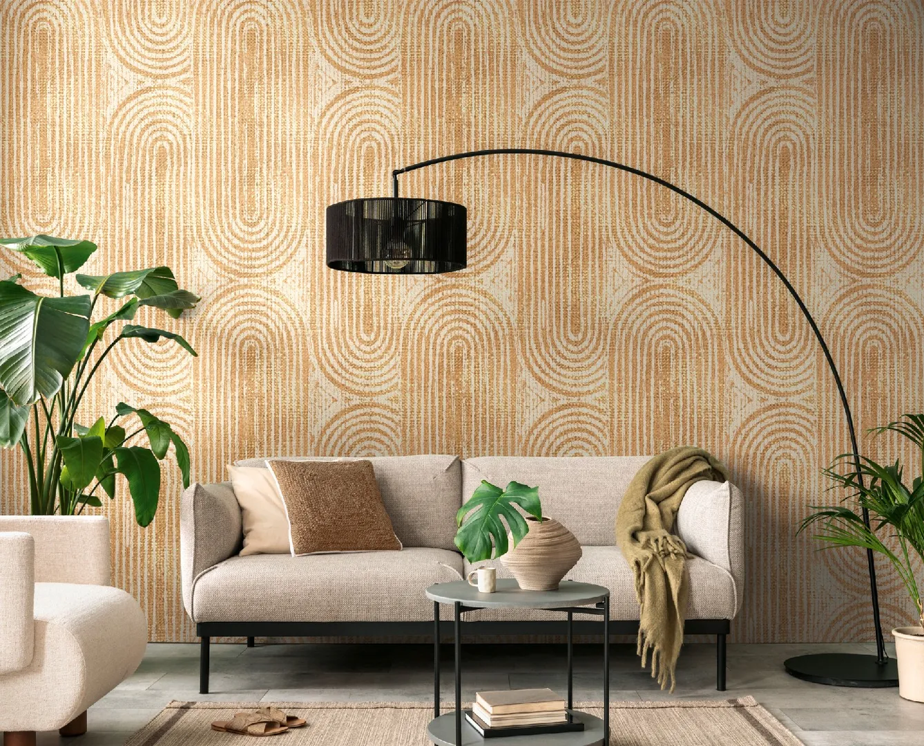 Unico - Parato geometrico tridimensionale ripetibile dimens. L1.59m x H2.80m