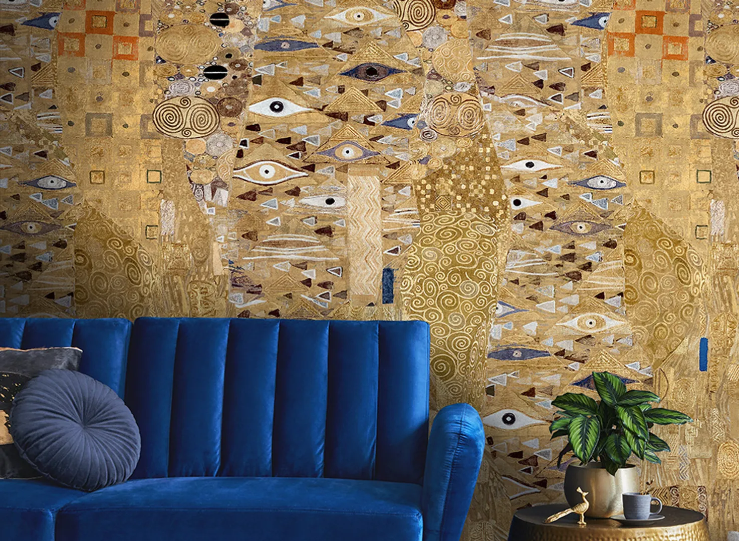 Academy - Pannello Klimt dimens. H3ml x L1.96m vari colori