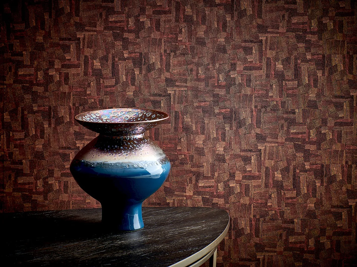 Kimono - Carta da parati giapponese in lieve rilievo stile astratta. Vari colori