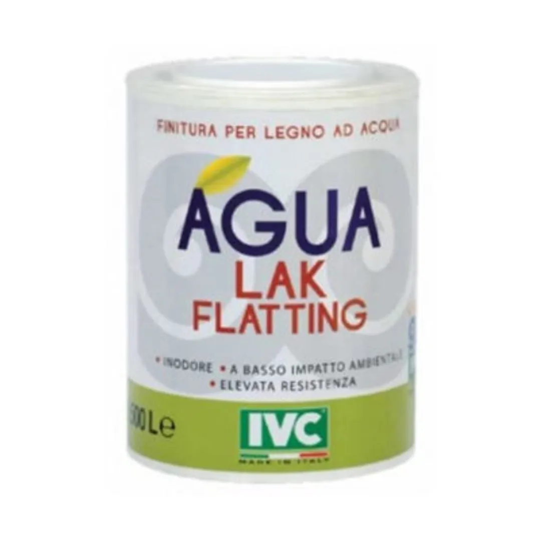 Agua Lak Flatting - Vernice acrilica all'acqua per legno. Disponibile nelle versioni lucida e opaca.