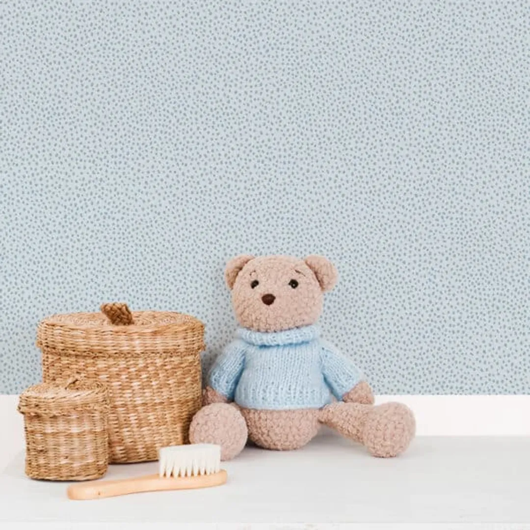 Enzo -  Carta da parato pois varie colorazioni, camere bambini