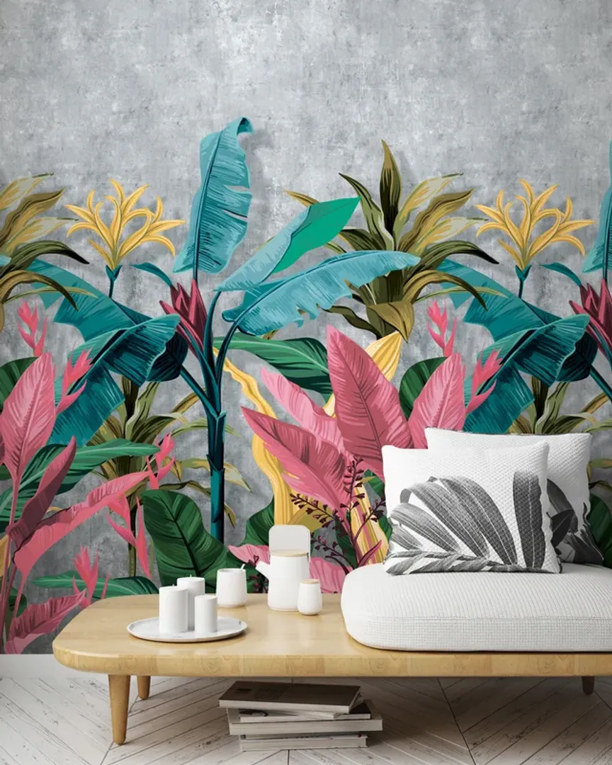 Voyager - Pannello murale in carta da parato L1.59m x H2.80m stampa tropicale
