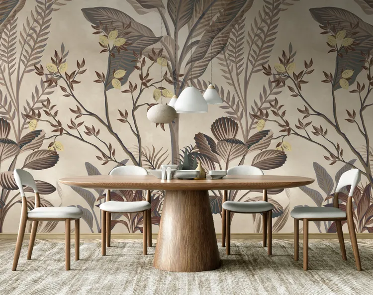 Feature Walls - Parati tropicali ripetibili in varie colorazioni. Dim. H2.80m x L2.12m
