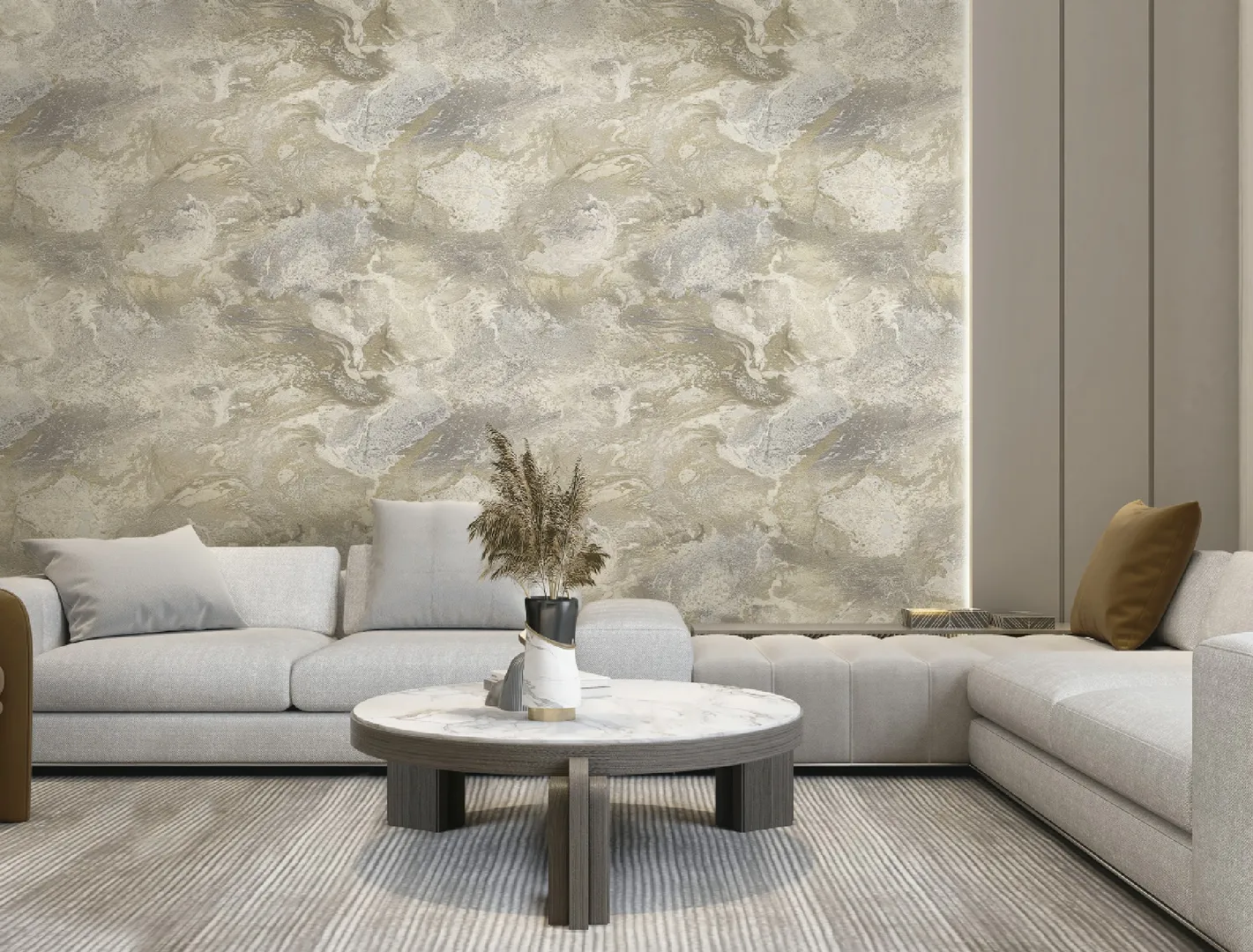 Carrara Best - Parati effetto marmo in rilievo varie referenze di colore. Alcune brillantinate