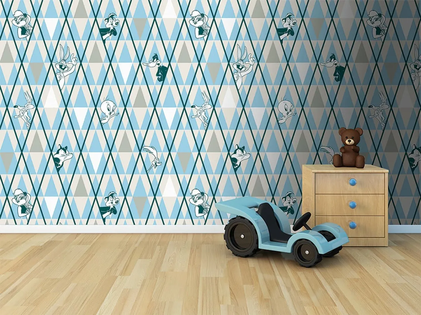 Ada Kids Murals - Carta da parato Looney Tunes in diverse dimensioni