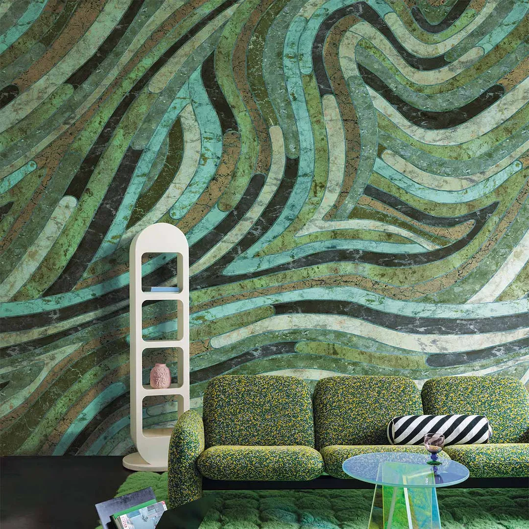 Rock - Pannello decorativo da L3.18m in due misure di altezze da H2.60m ed H3.00m. Prezzo vendita a singola ferza da 1.06m