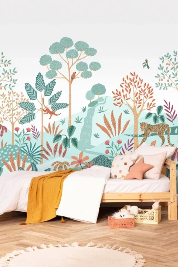 Pimp My Wall - Parato giungla tropicale in 3 misure per arredo bambini