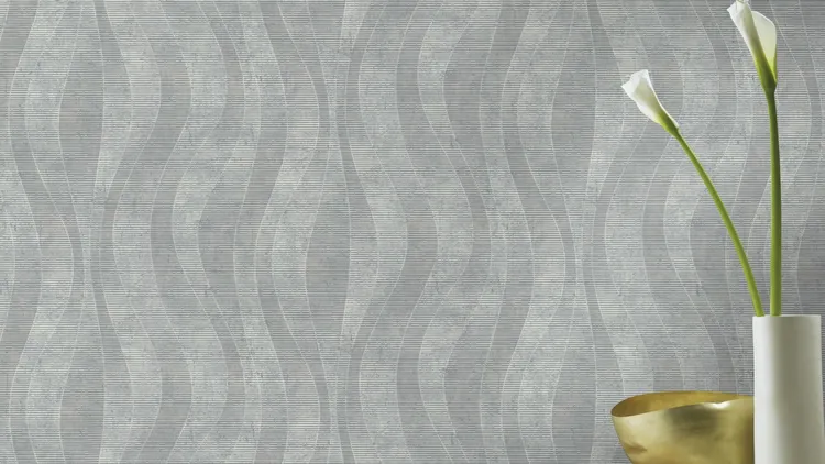Alchimia - Parato astratto effetto muro in vari colori a rilievo