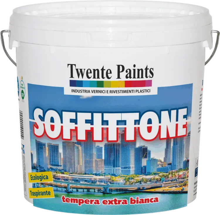 Il Soffittone - Idropittura a tempera altamente traspirante per interni, indicata per bagni e cucine.