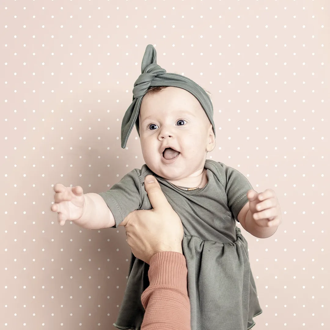 Happy - Parato piccoli pois vari colori per cameretta bambini