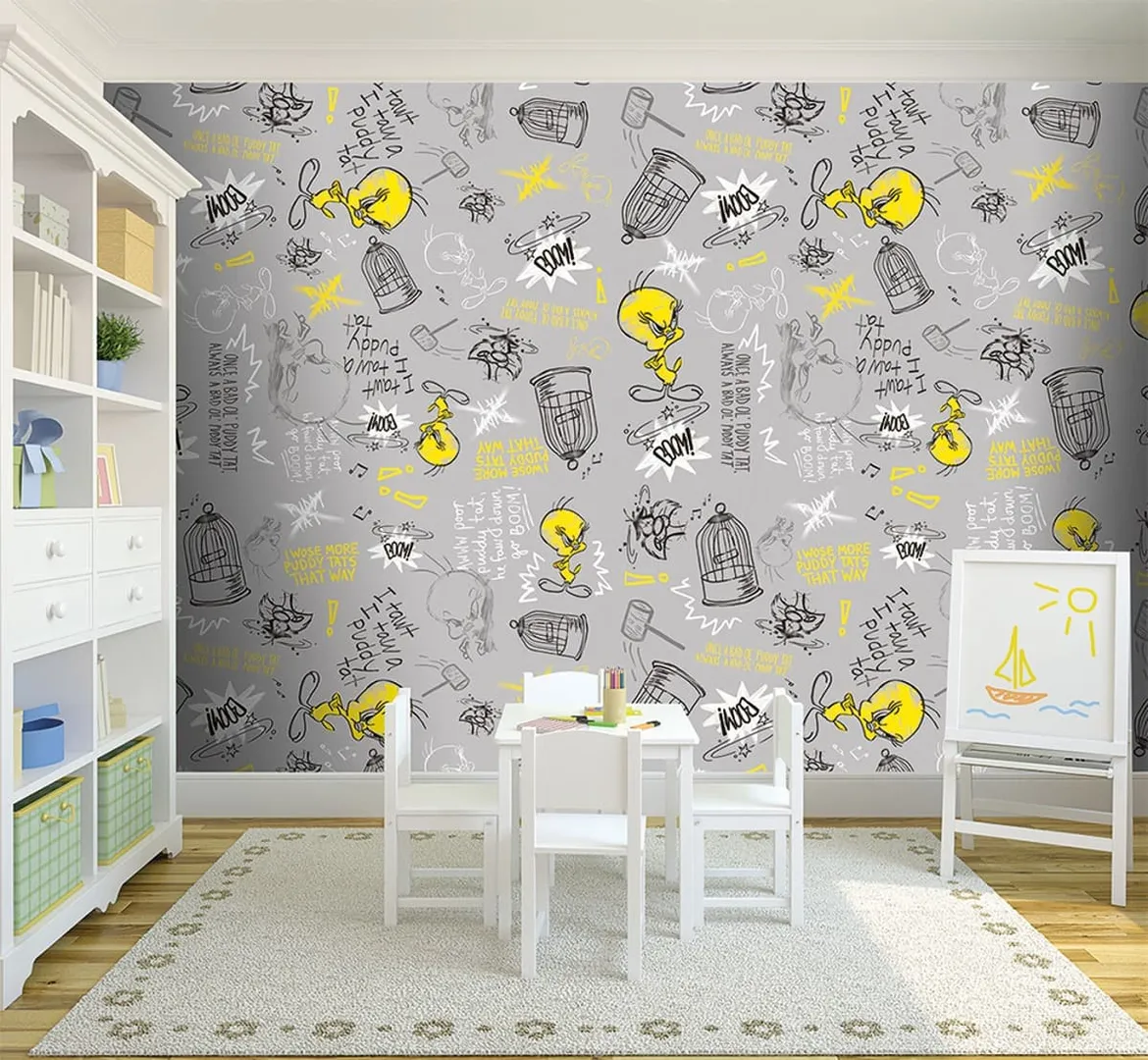 Ada Kids Murals - Parato per camera bambini con Titty Looney Tunes. Varie dimensioni
