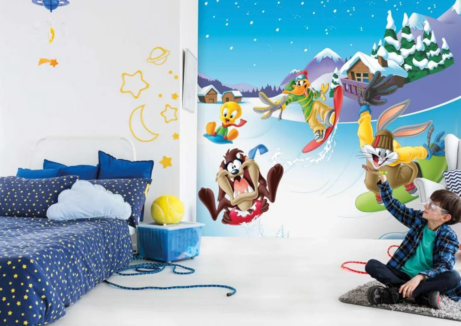 Ada Kids Murals - Poster Loonley Tunes camera bambini. Varie dimensioni