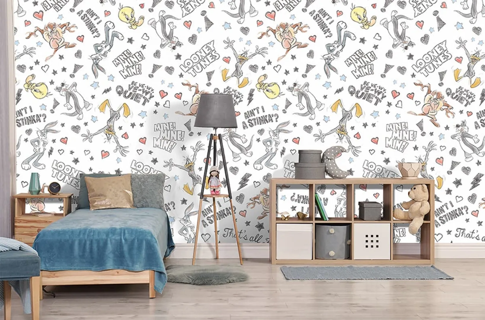 Ada Kids Murals - Poster parato murale con Looney Tunes per camerette bambini. Varie dimensioni