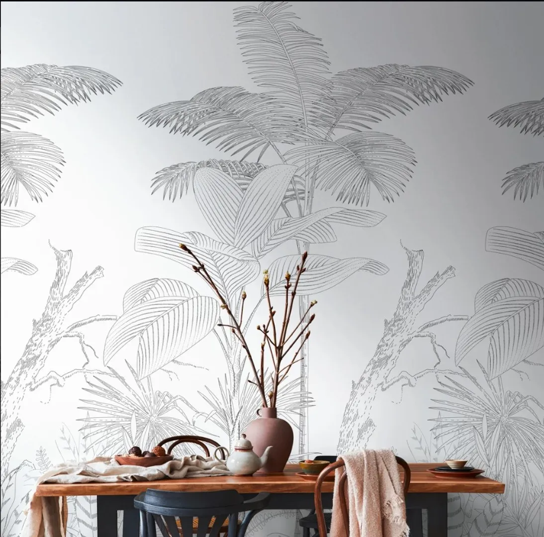 Country Charme - Parato tropicale dim. L1.59m x H2.80m ripetibile