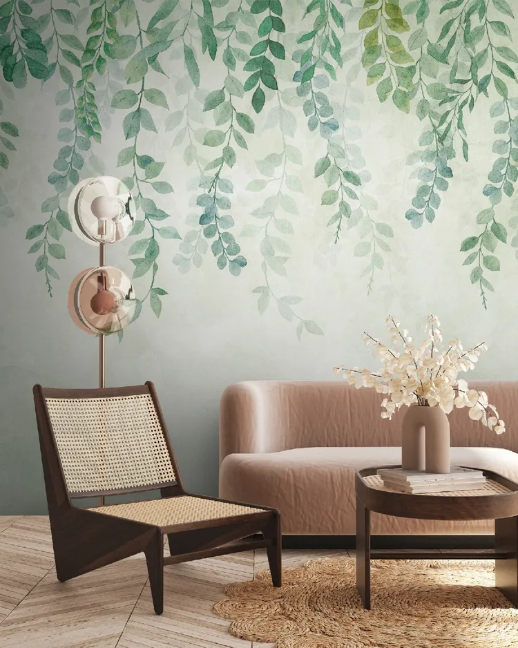 Unico - Pannello floreale tridimensionale non ripetibile. Dim. L371m x H2.80m