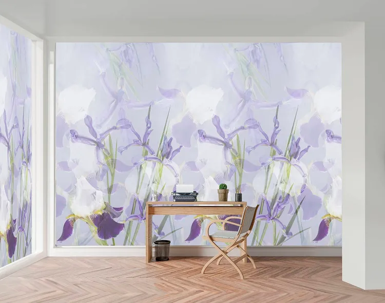 Wonderwall vol1 - Pannello in carta da parato floreale, dimensioni L188cm x H300cm ripetibile. Vari colori