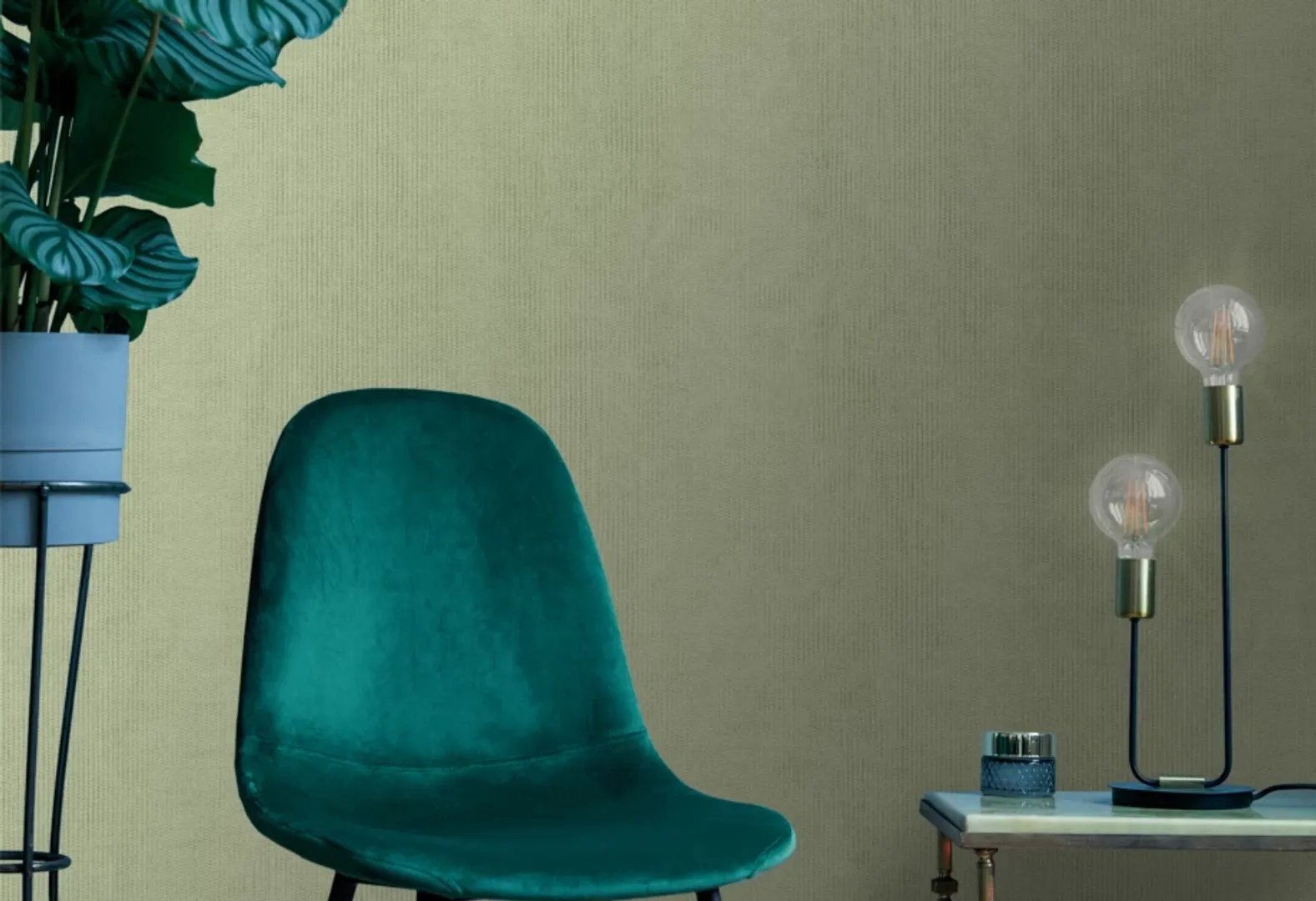 Feature Walls - Parati in tinta unita trama effetto maglina in lieve rilievo