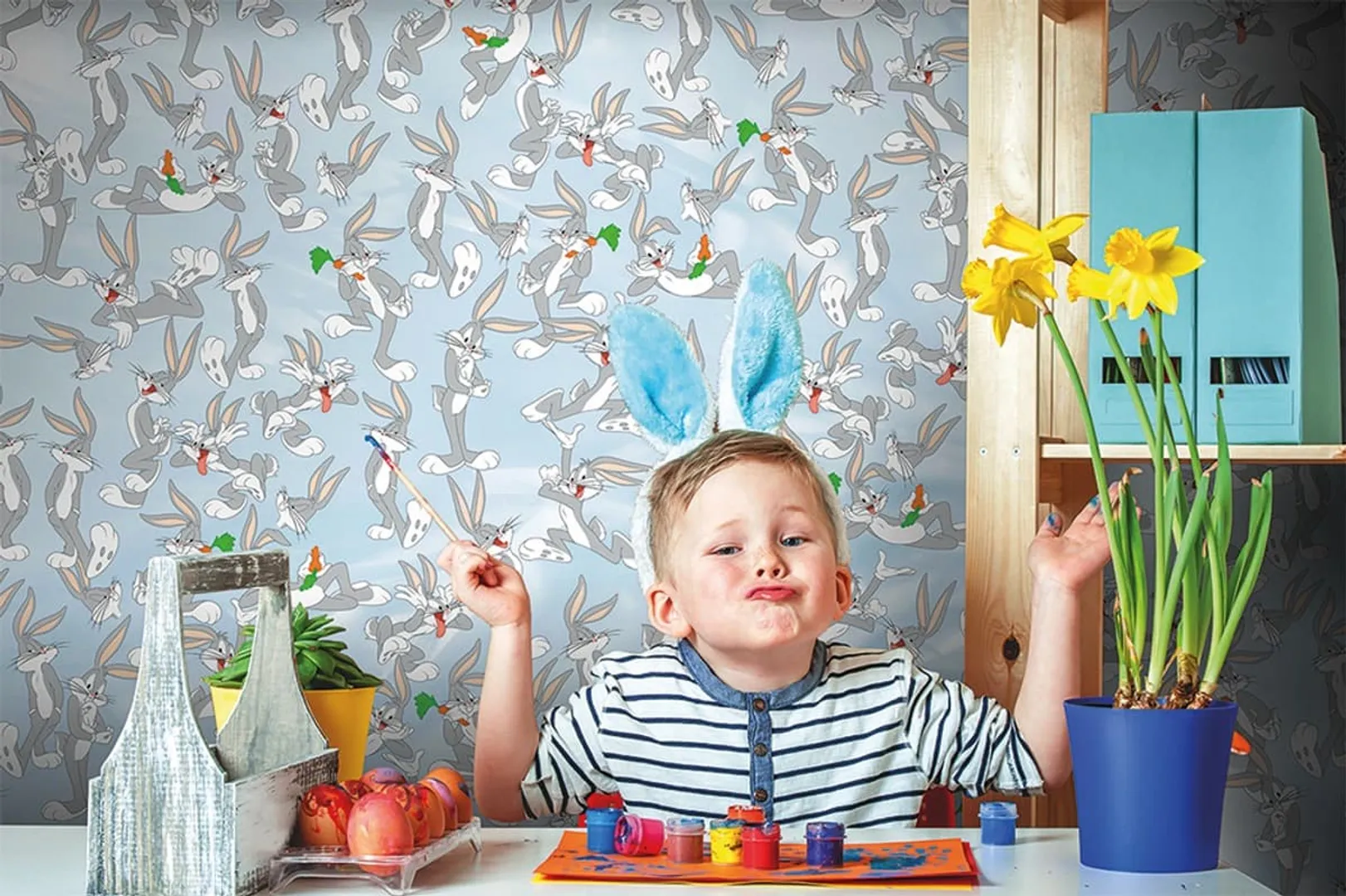 Ada Kids Murals - Carta da parato Bugs Bunny per camerette, varie dimensioni