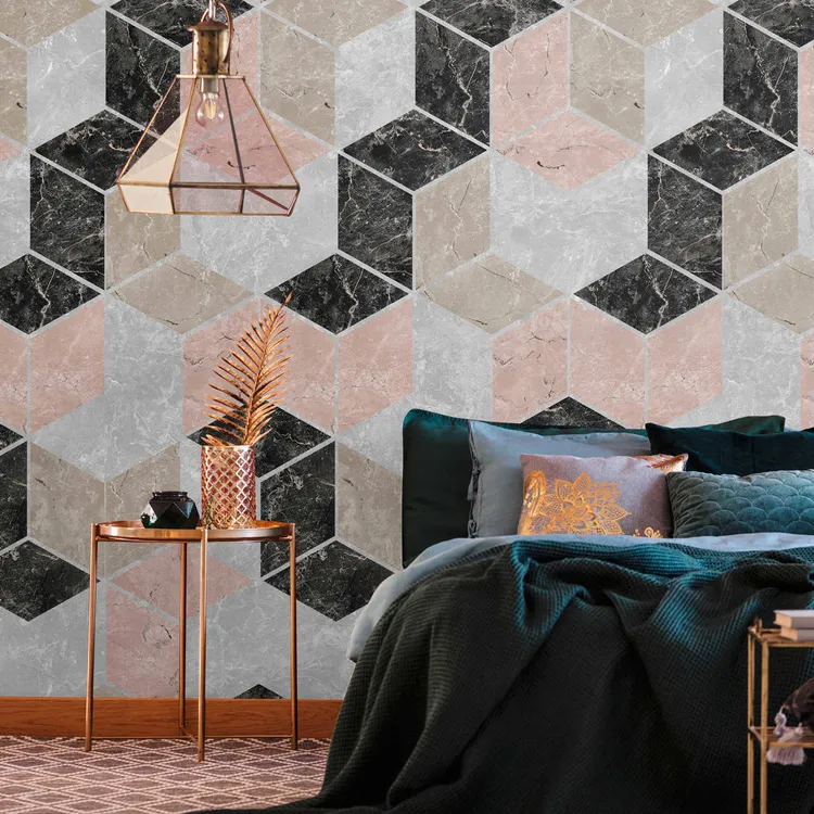 City Shapes - Pannello effetto marmo opaco dimens. L1.59m x H2.80m
